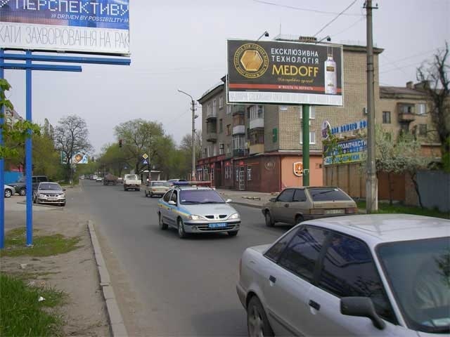 Щит 6x3,  Ул. Ходаковского – пр. Павших Коммунаров (магазин «Дик»)