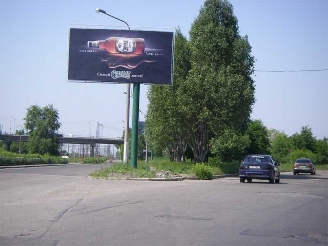 Щит 6x3,  Ул. Горная (съезд с моста в районе ж/д вокзала)