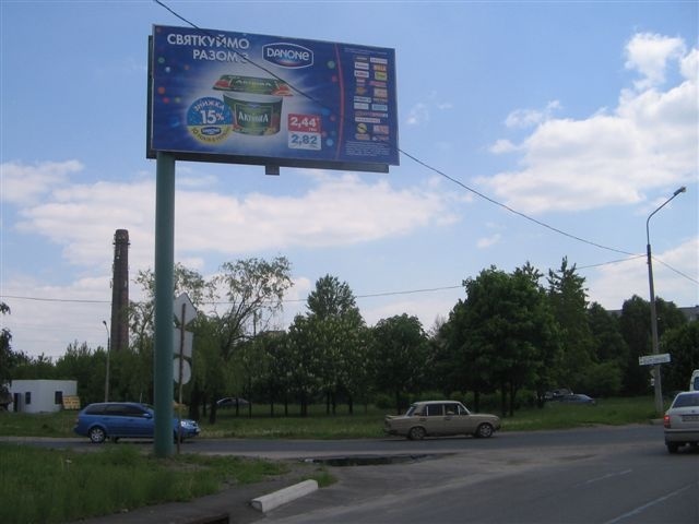 Щит 6x3,  Ул. Горная (съезд с моста)