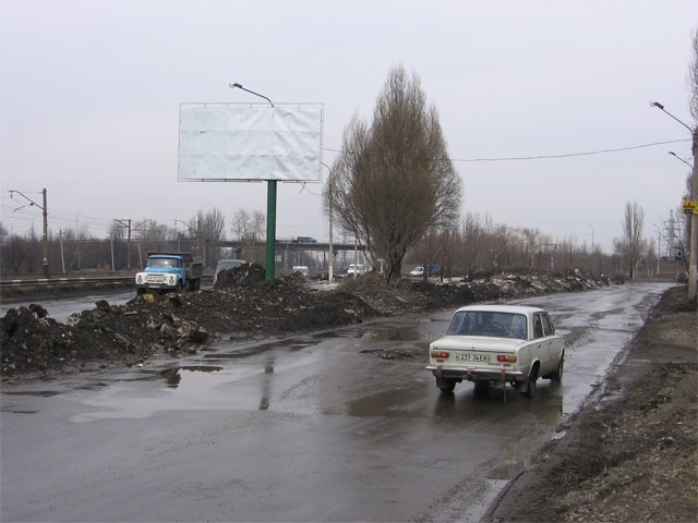 Щит 6x3,  Ул. Горная (съезд с моста в районе ж/д вокзала)